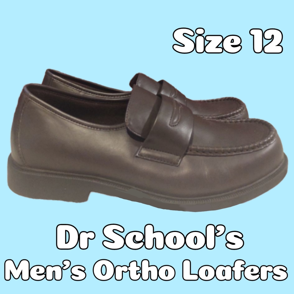 Dr Scholl's • Men's Brown Orthopedic Loafers Size 12